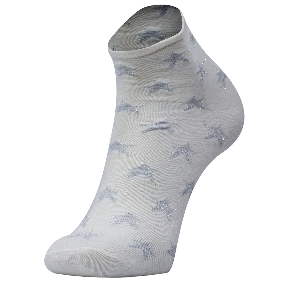 Girl's Glimmer Star Ankle Socks