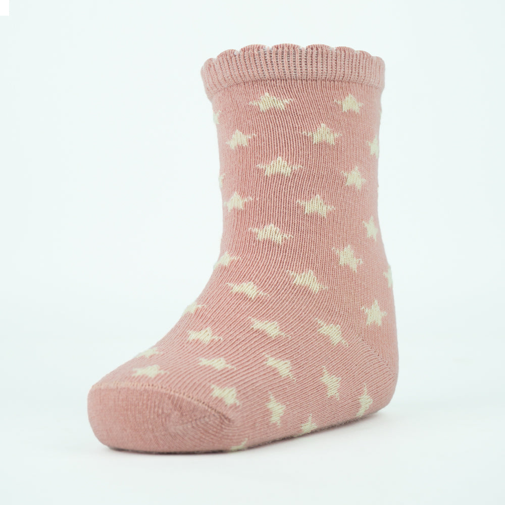 Baby Girl Star Patterned Ankle Socks