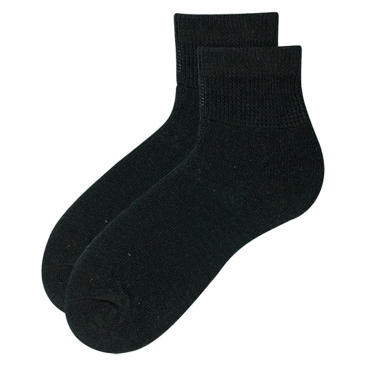 Unisex Black Diabetic Socks