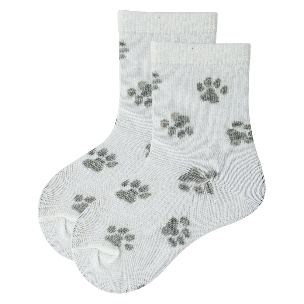 Bear & Paw Print Baby Socks