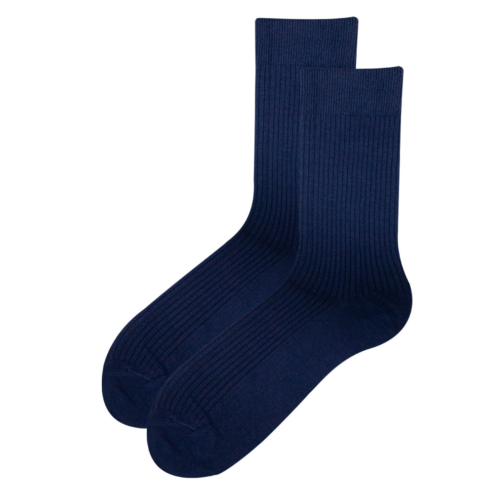 Pack of 3 - Men's Classic Ribbed Crew Socks