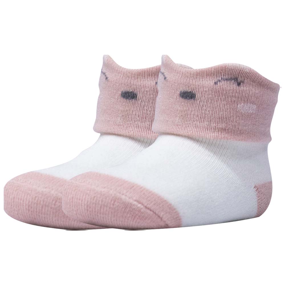 Cute Kitty Face Baby Socks for Girls