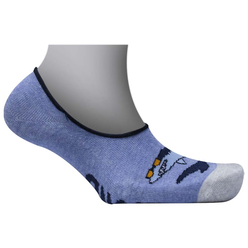 Shark Print Boys Ultra-Comfort No-Show Socks