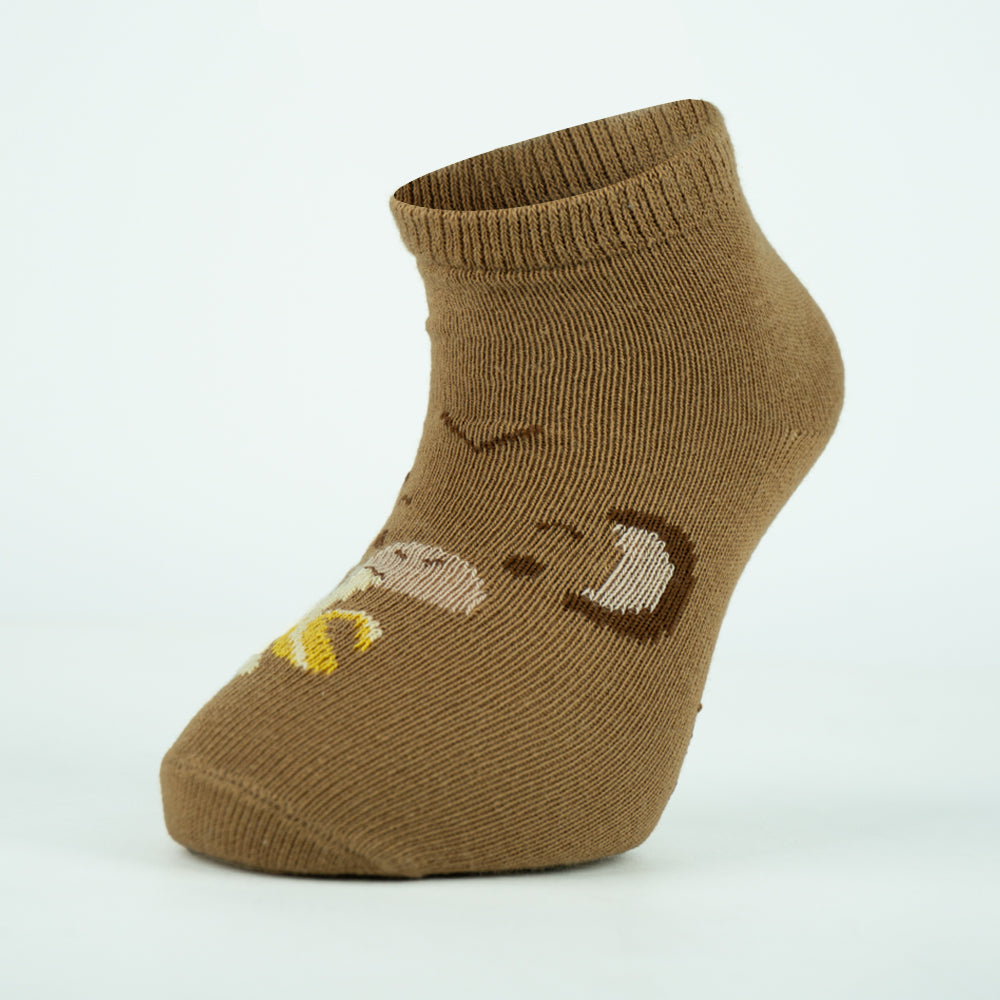Boys Non-Slip Monkey Ankle Socks