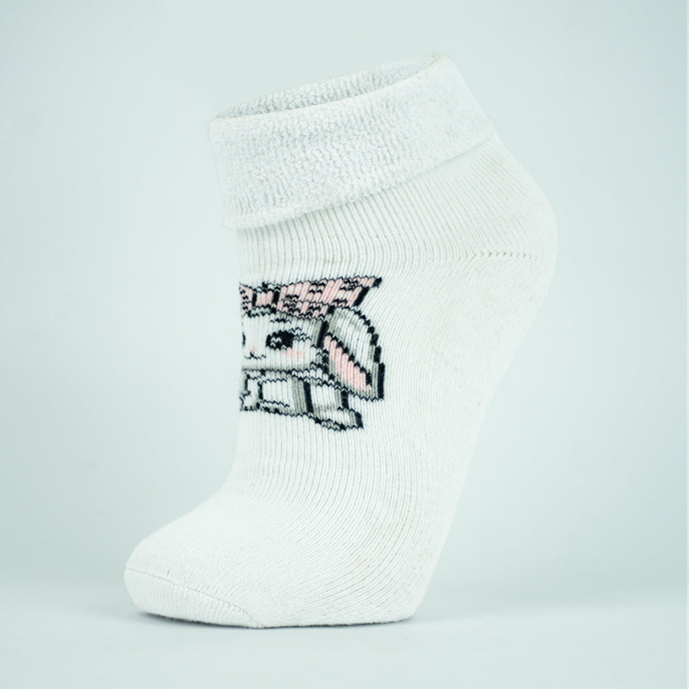 Bunny Print Socks for Girls