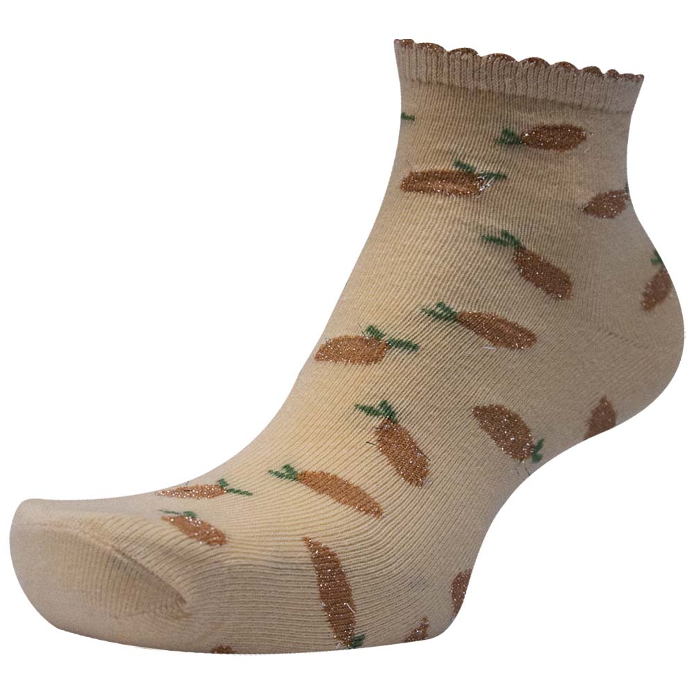 Girl’s Mango Print Ankle Socks