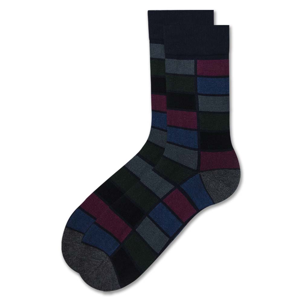 The Statement Grid | Men's Crew Socks