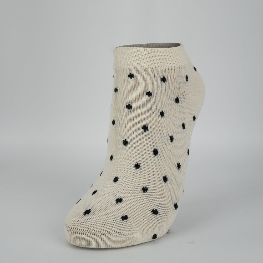 Modern Polka Dot Low Cut Women Ankle Socks