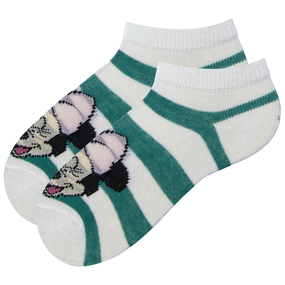 Girl’s Mickey Mouse Striped Socks