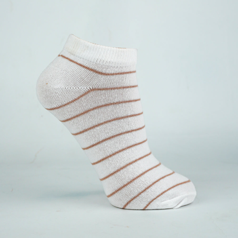 Women Soft-Touch Striped Ankle Socks