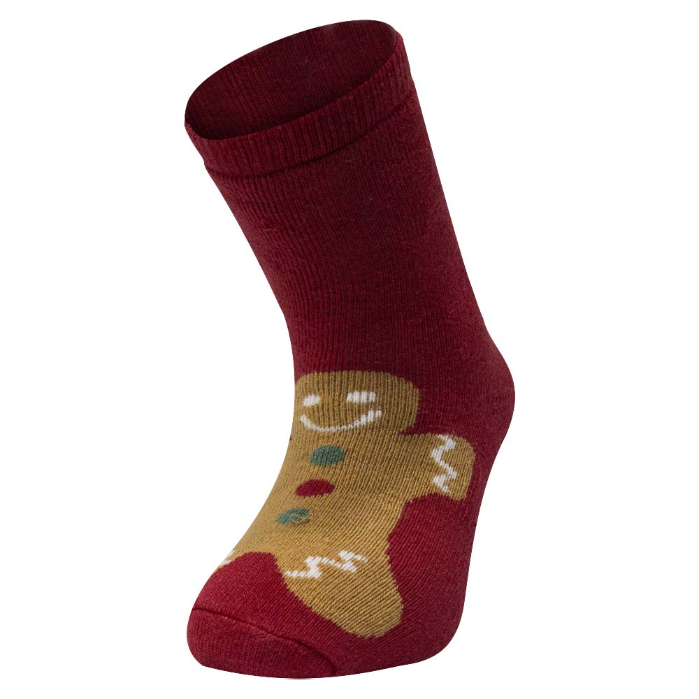 Gingerbread Man Kids Anti-Slip Socks