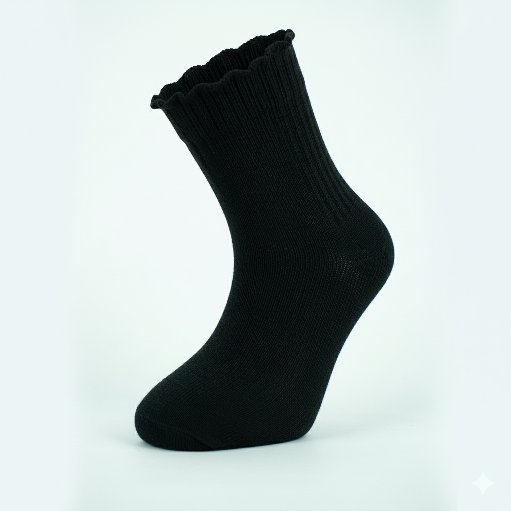 Girl Ruffle Cuff Ankle Socks