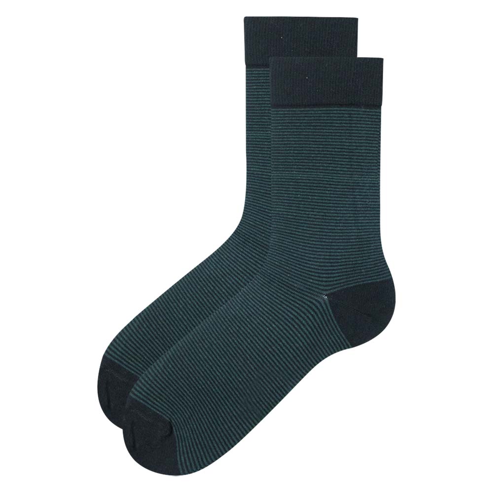 Men Elevated Stripe Crew Socks