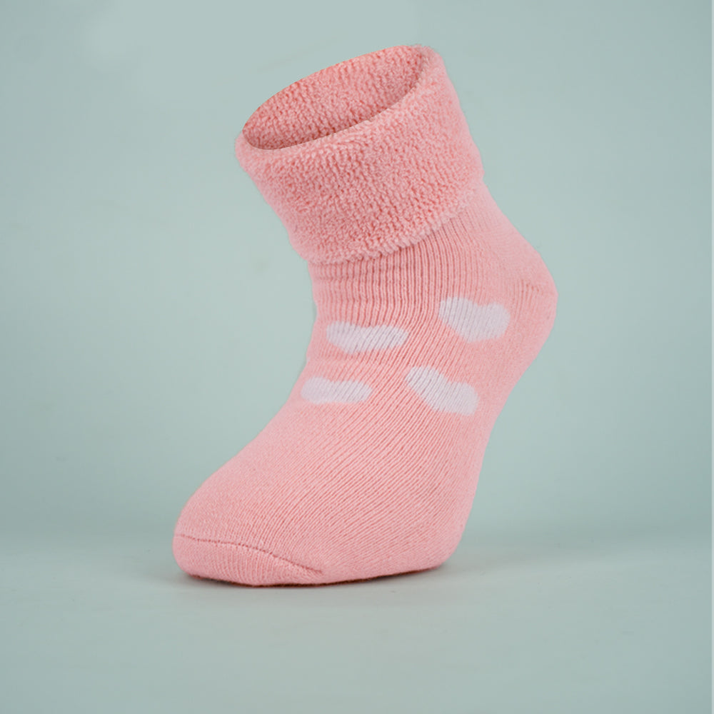 Heart Thermal Winter Socks for Girls