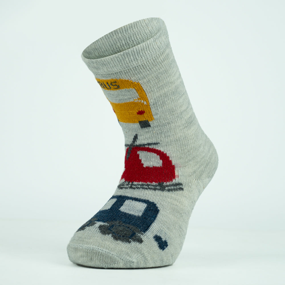 Baby Boys' Vehicle Crew Socks