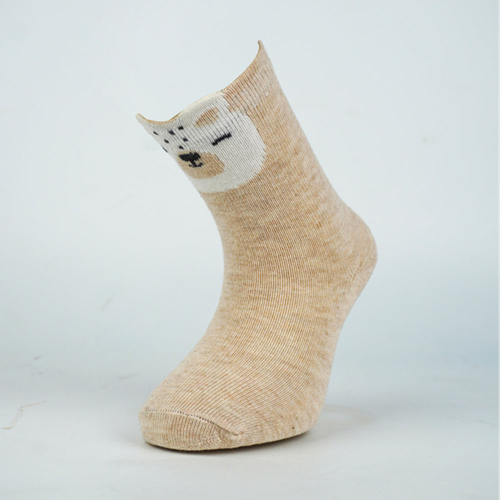 Bear & Paw Print Baby Socks
