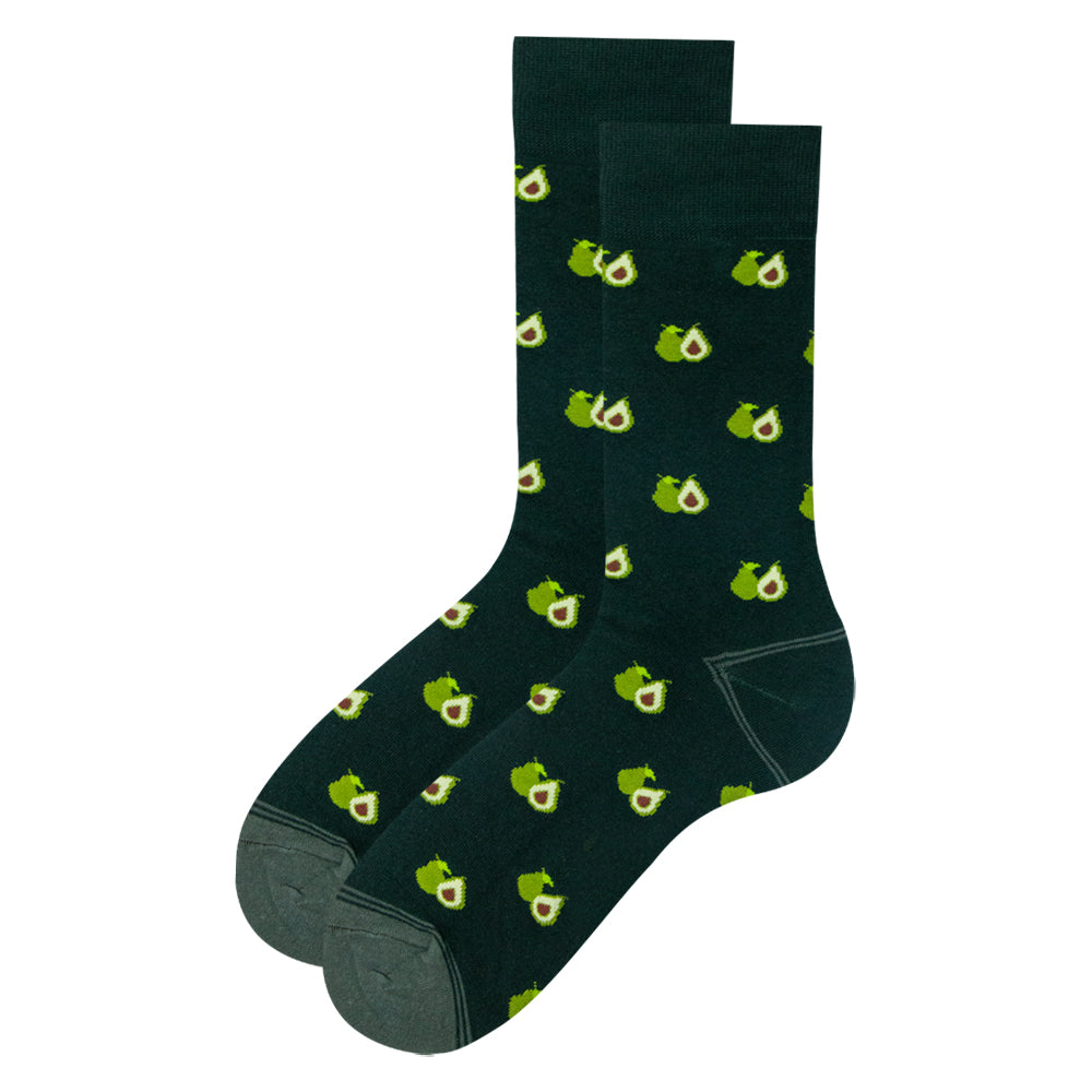 Avocado Print Men Socks