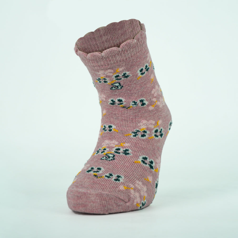 Baby Girl Floral Ruffle Socks