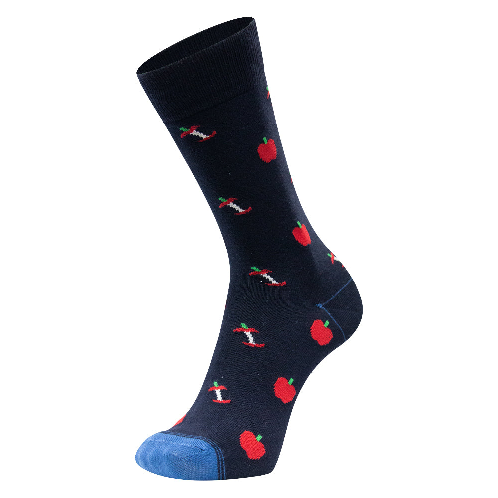 Men Fun & Fruity Apple Crew Socks