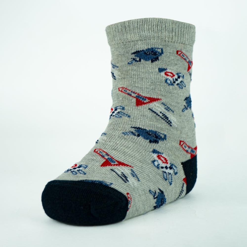 Rocket & Space Adventure Baby Boy Socks