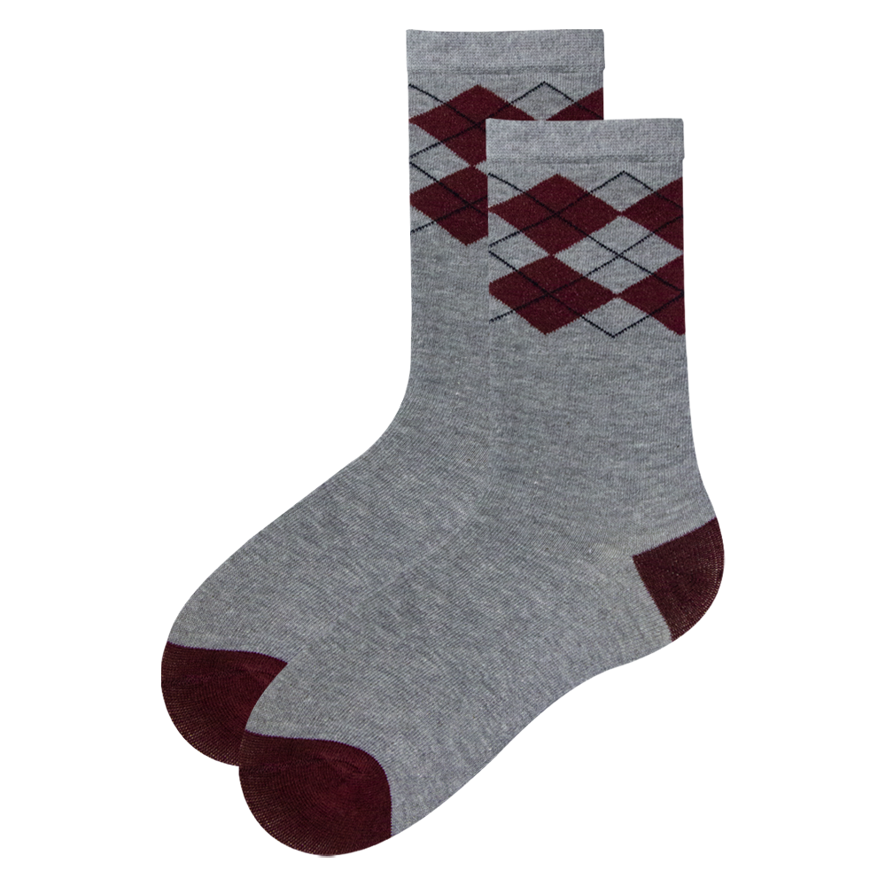 Boy's Argyle Crew Socks