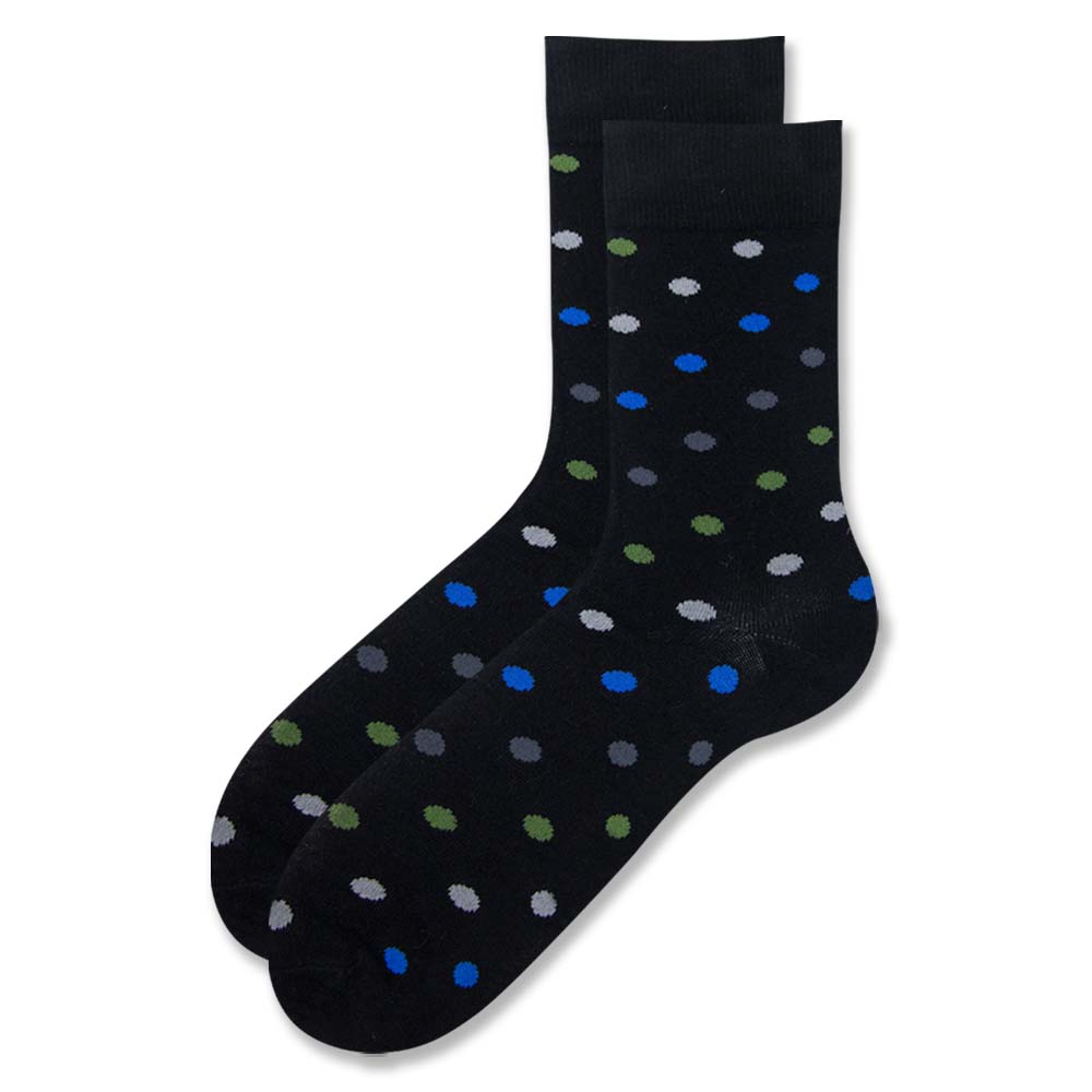 Premium Men's Multiple Color Polka Dot Socks