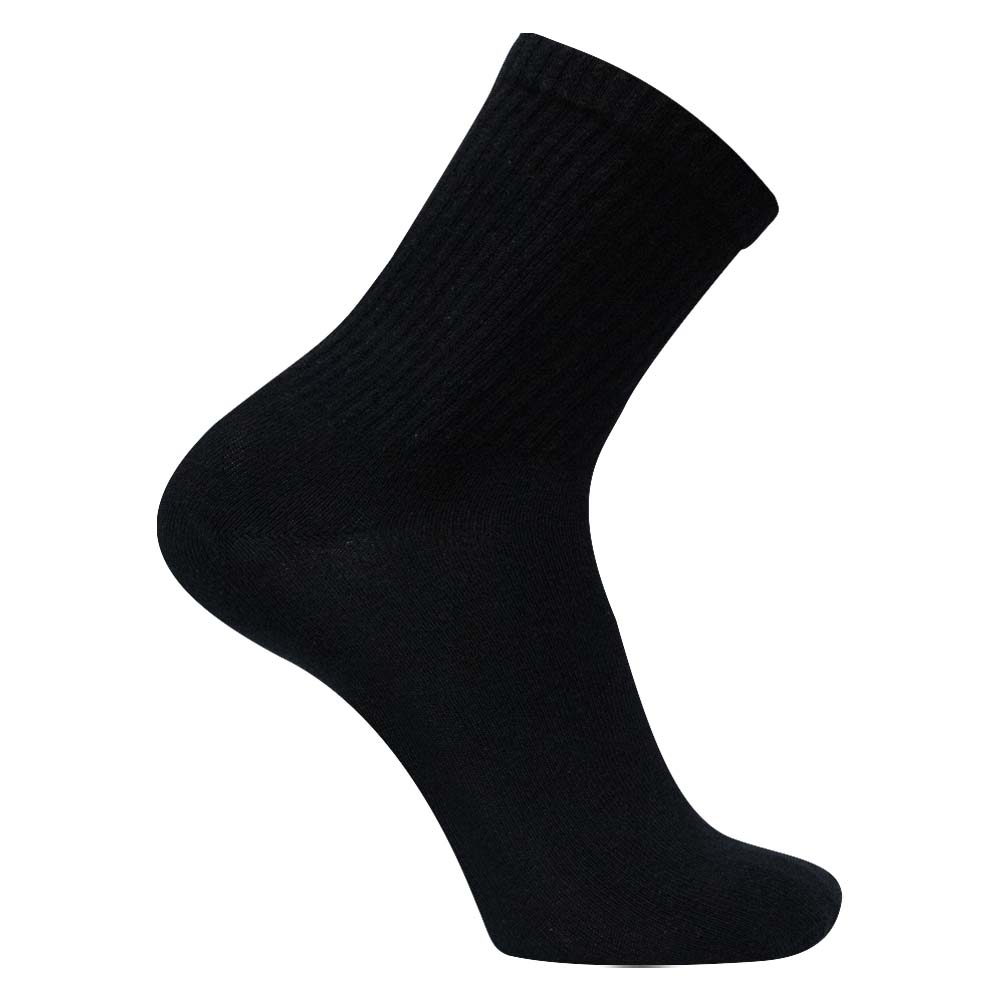 Ultimate Comfort Men Black Crew Socks