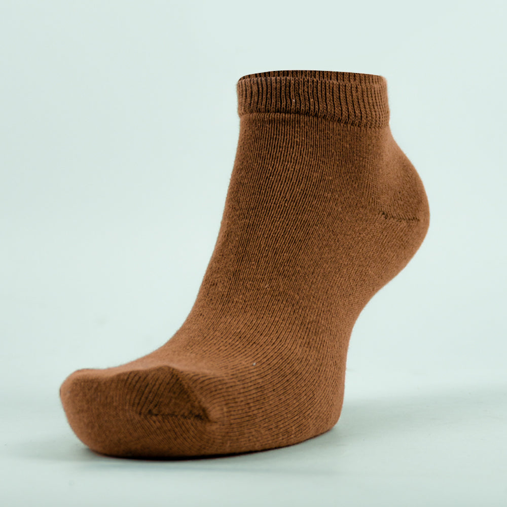 Brown Ankle Socks for Women