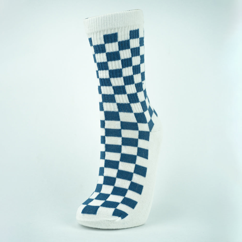 Boys Checkerboard Crew Socks