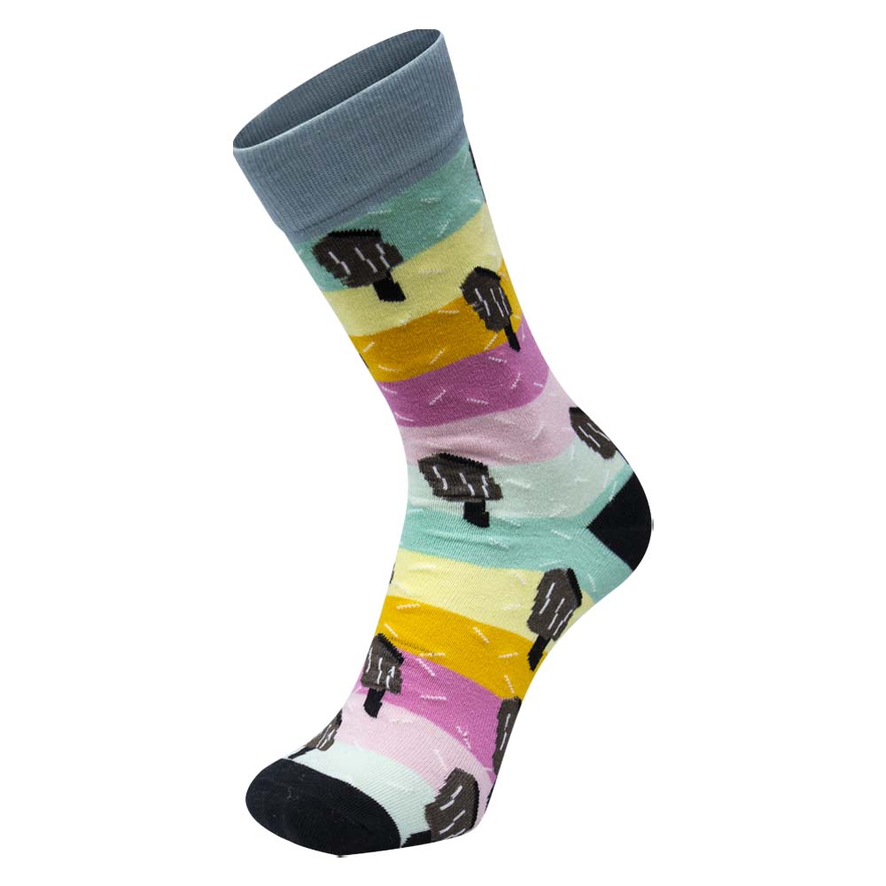 The Popsicle Print Men Crew Socks