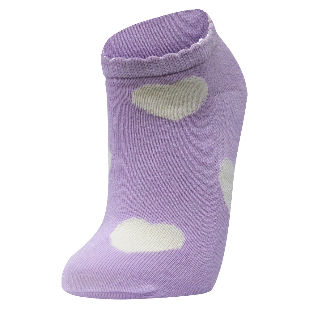 Girl's Heart Print Socks