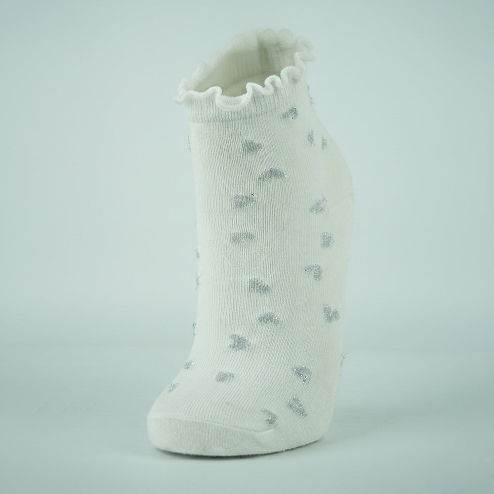 Floral Ruffle Girls Ankle Socks