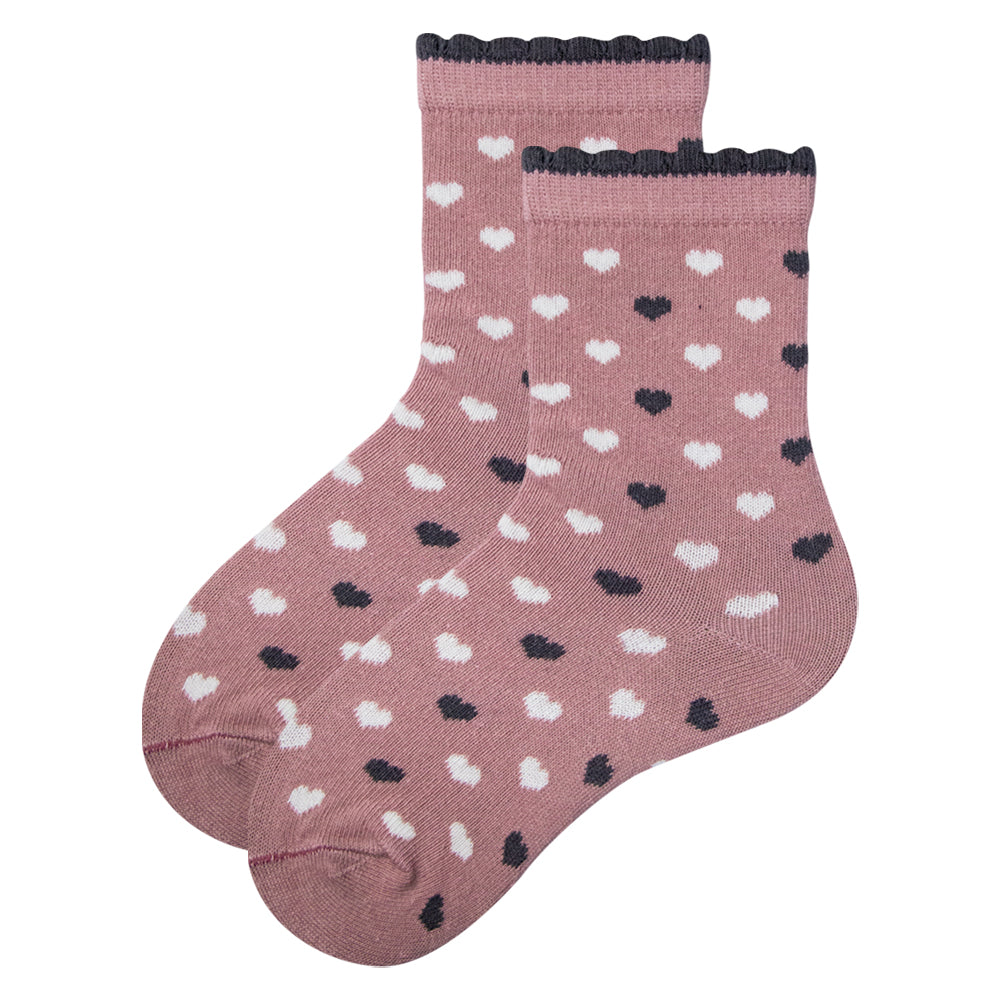 Pack of 2 - Girls Cotton Crew Socks