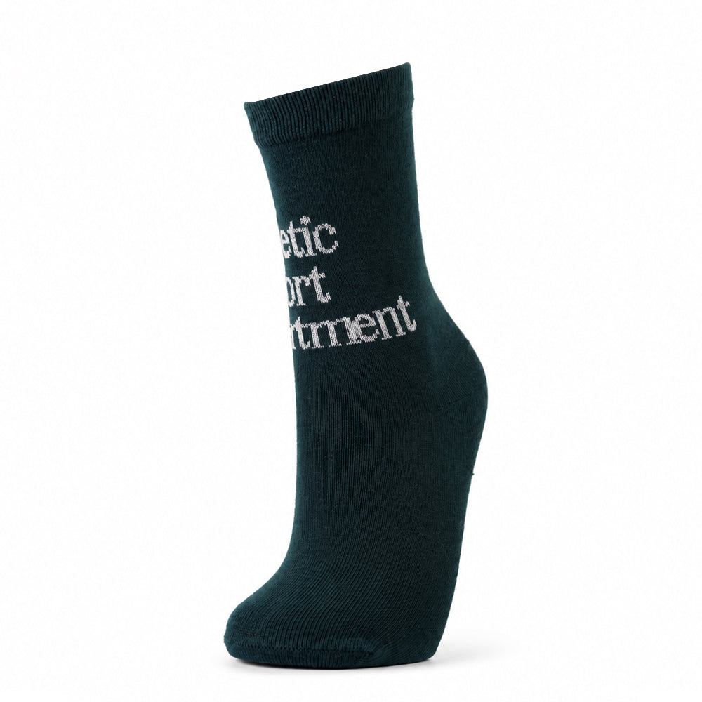 Boys "Athletic Sports Department" print Socks