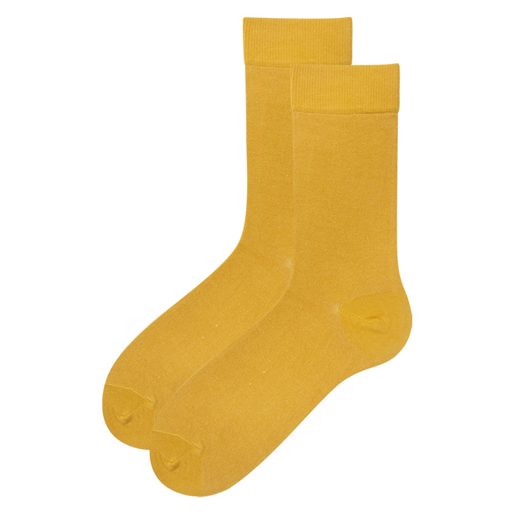 Mustard & Royal Blue Crew Socks for Men