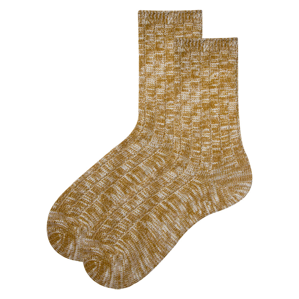 Pack of 2 - Men’s Ribbed Cotton Blend Socks