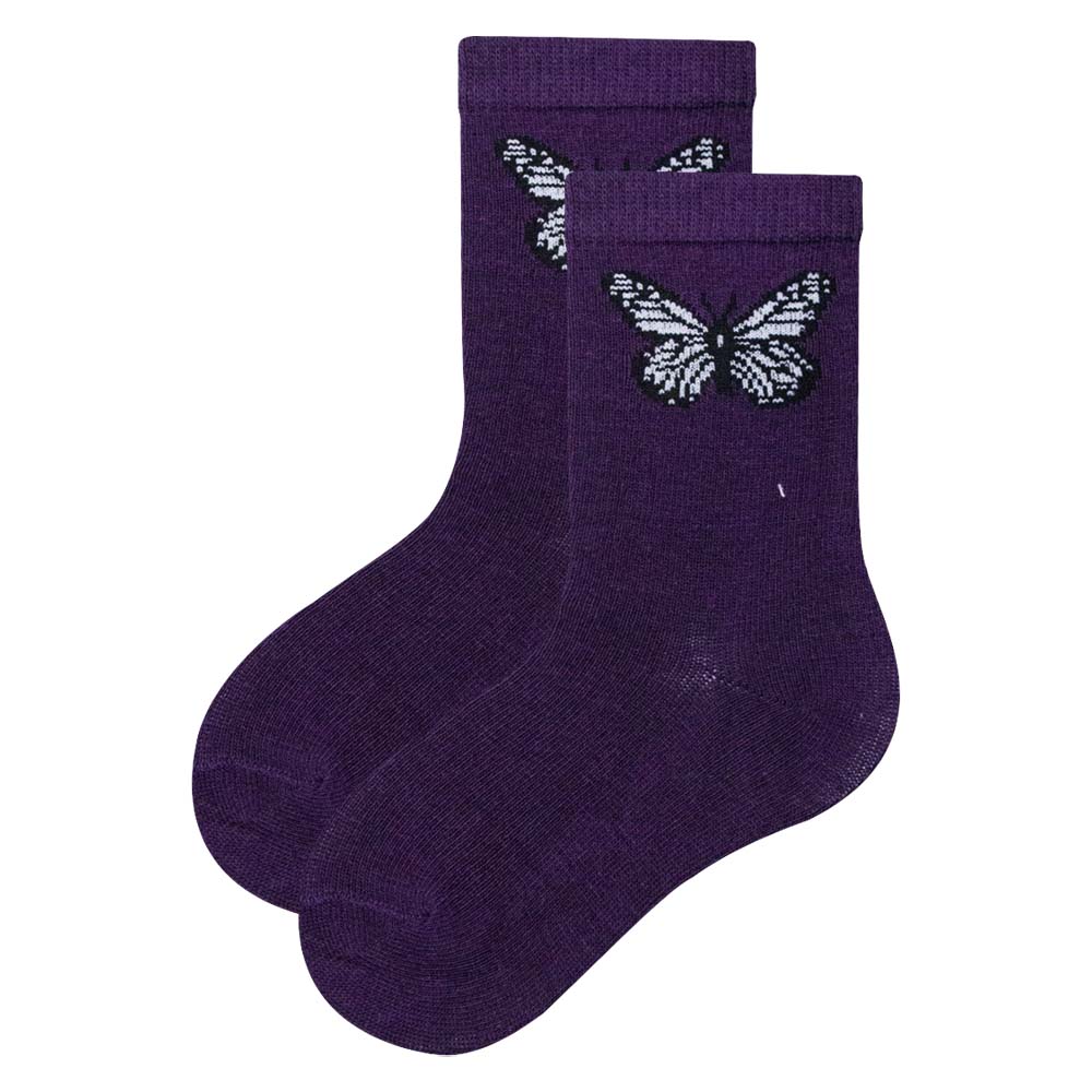 Girl’s Butterfly Design Socks