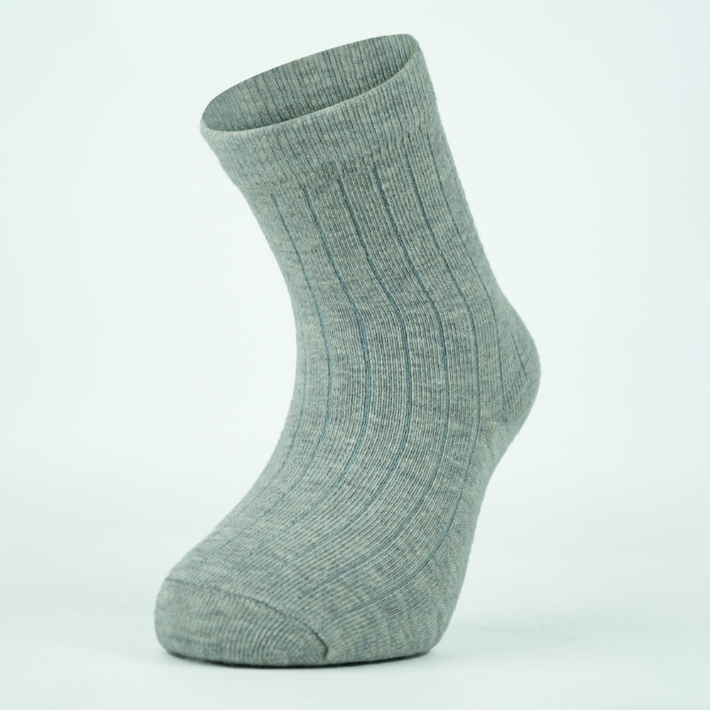Boys' Ribbed Crew Socks