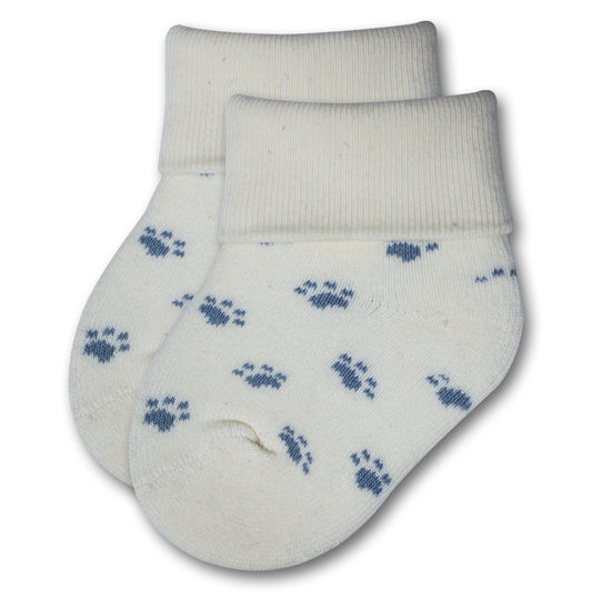 Newborn Baby Boy Socks With Animal Footprint Design