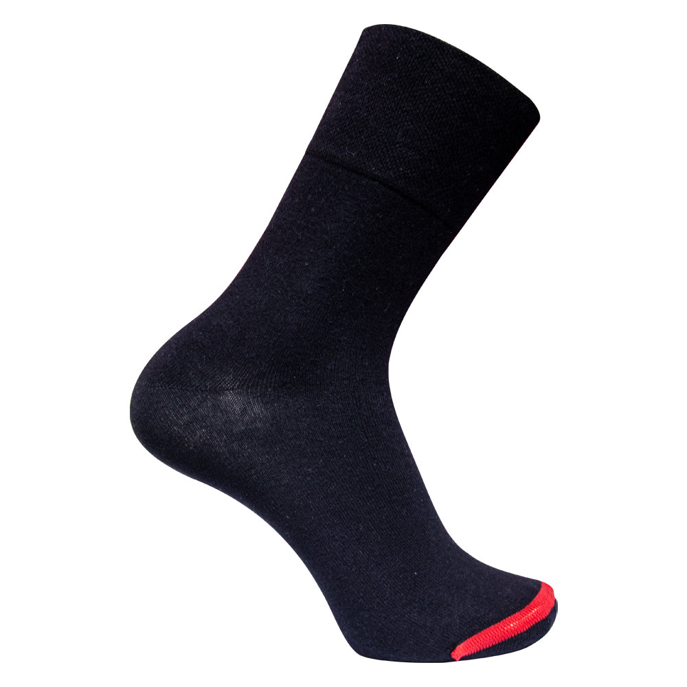 Unisex Ultimate Comfort Black Dress Socks