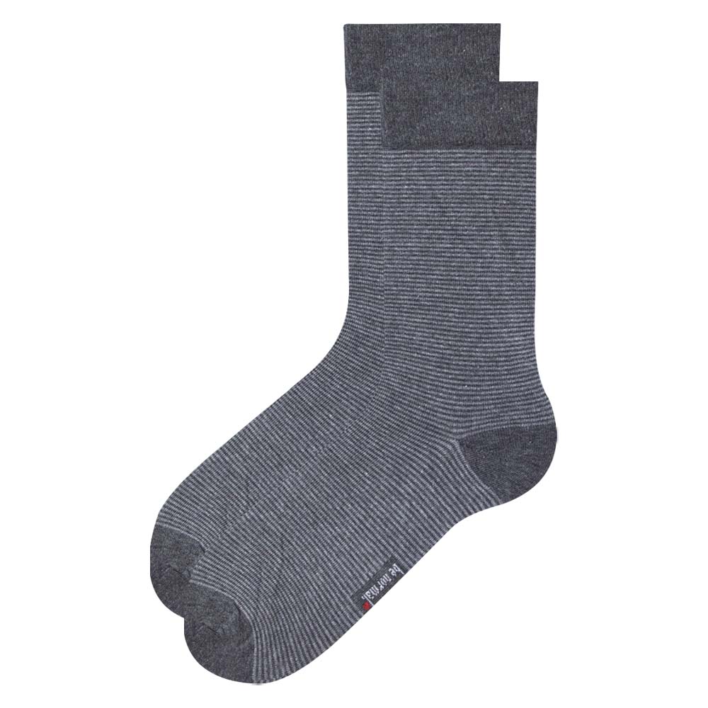 Men Elevated Stripe Crew Socks