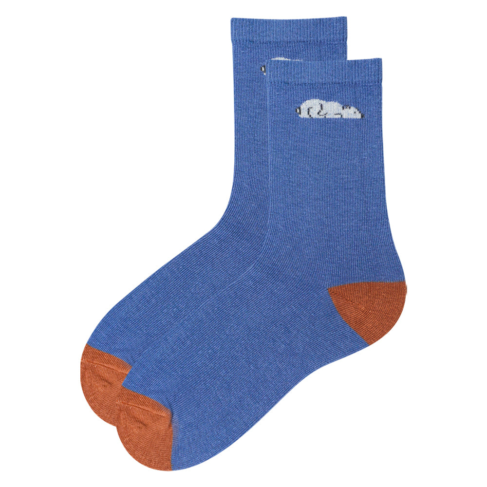 Polar Bear Print Boys Crew Socks