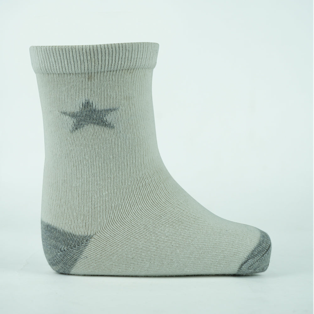 Star Print Crew Baby Girls Socks