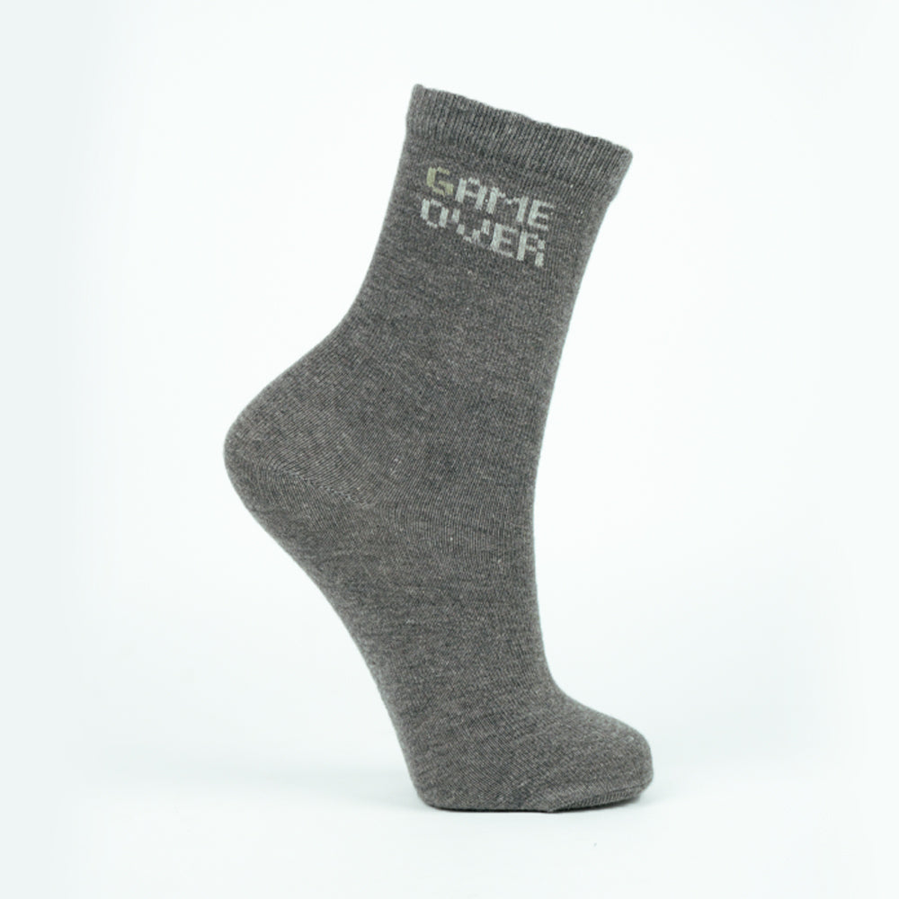Boys "GAME OVER" Print Socks