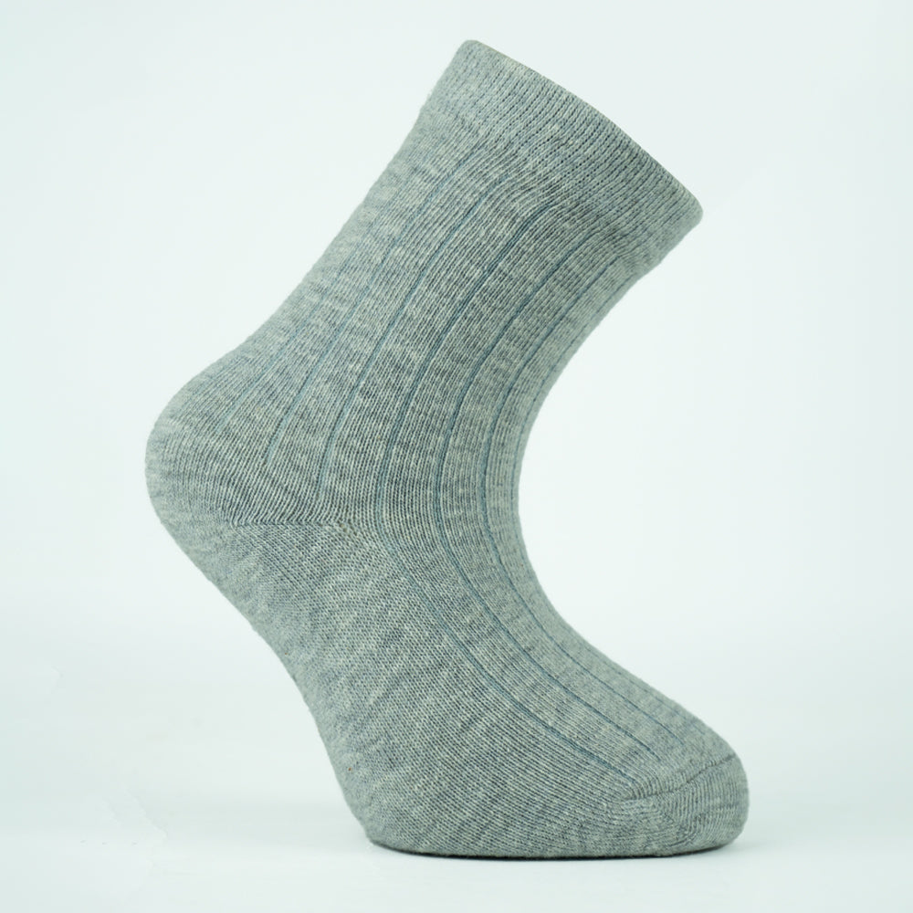 Boys' Ribbed Crew Socks