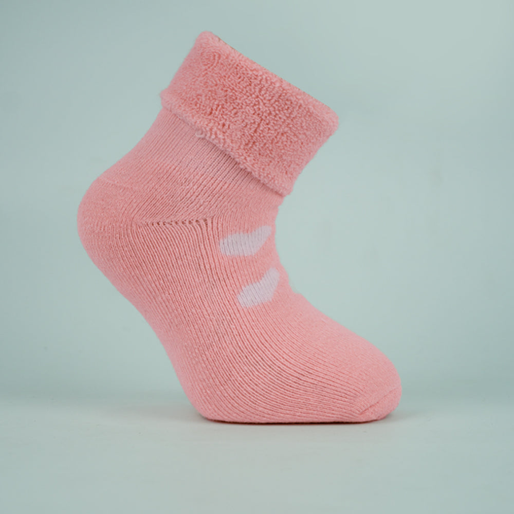 Heart Thermal Winter Socks for Girls