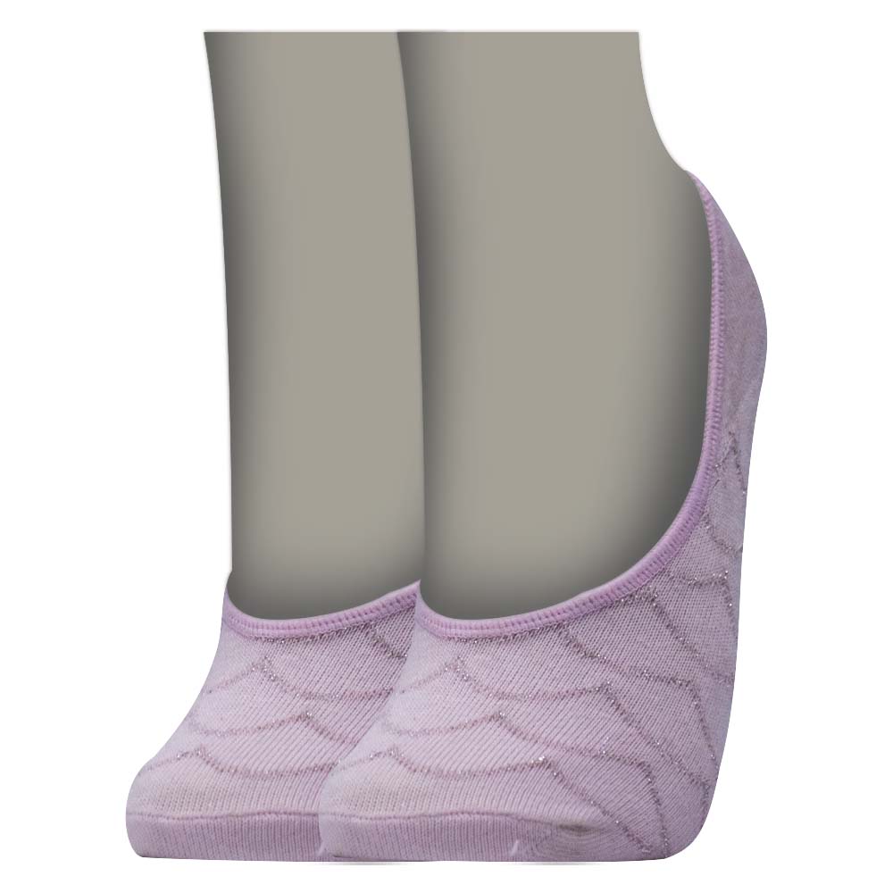 Sparkle Glide Girl's No-Show Socks
