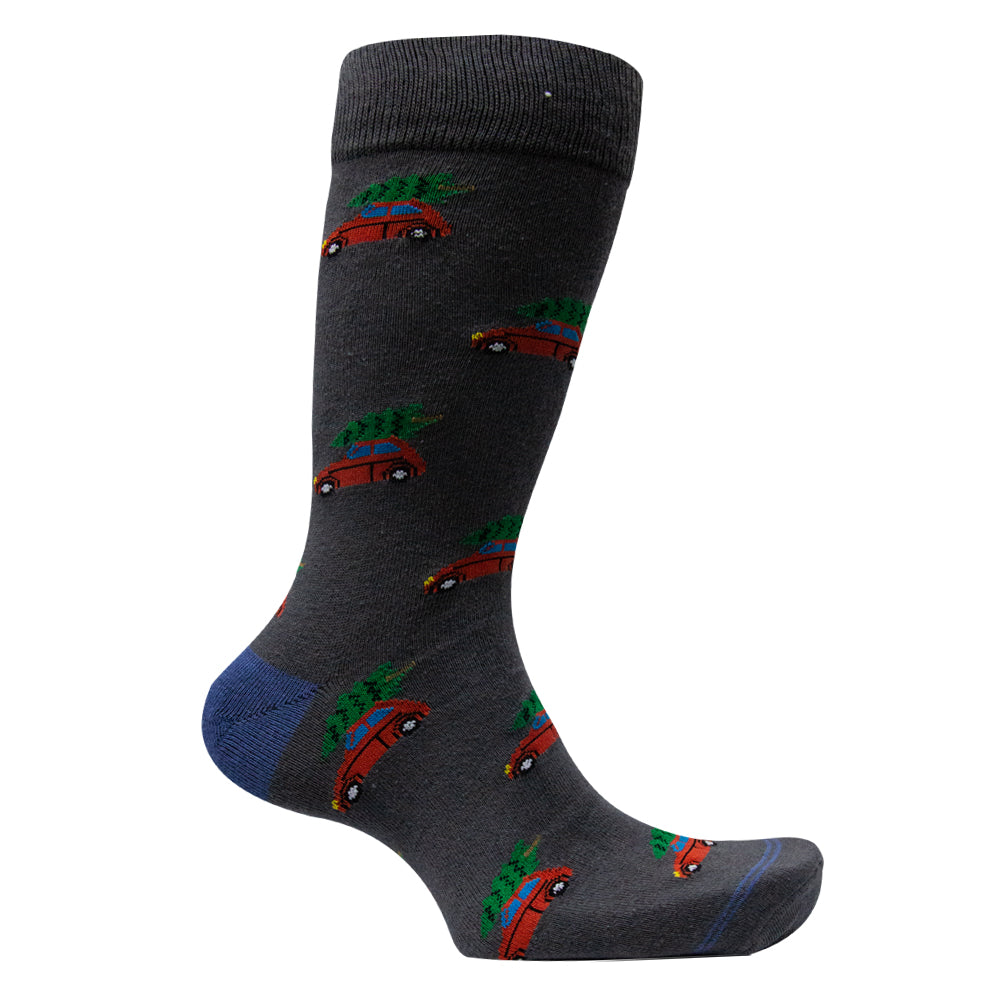 Men Car Printed Socks