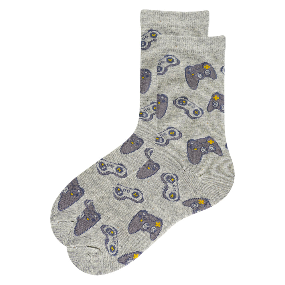 Boys Gaming Controller Crew Socks