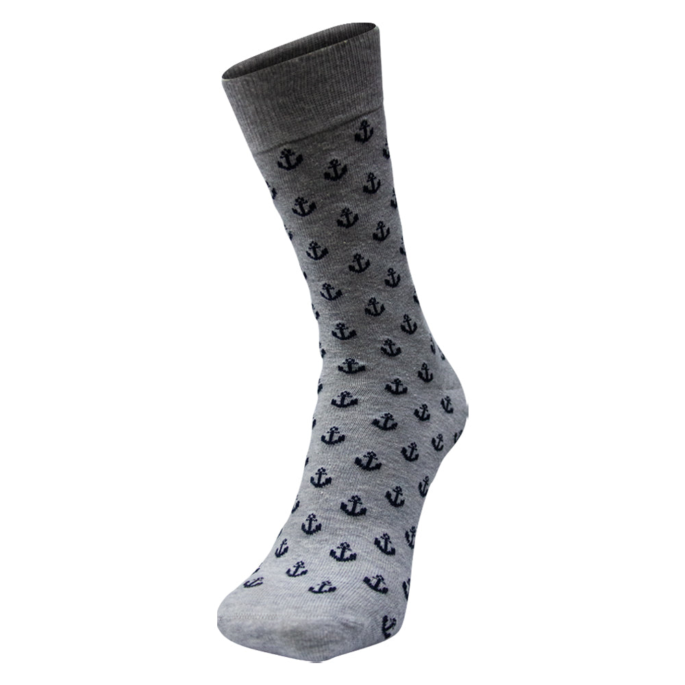 Pack of 2 & 4 - Ancre Print Socks for men.